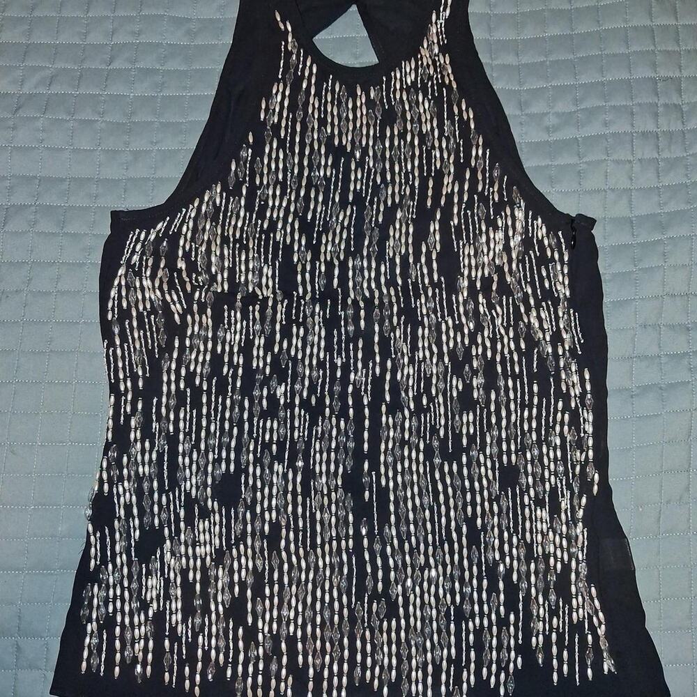 Stunning Maria McManus Beaded Halter Top